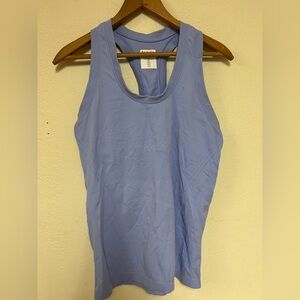 Athleta Seamless Periwinkle Lilac athletic tank top medium